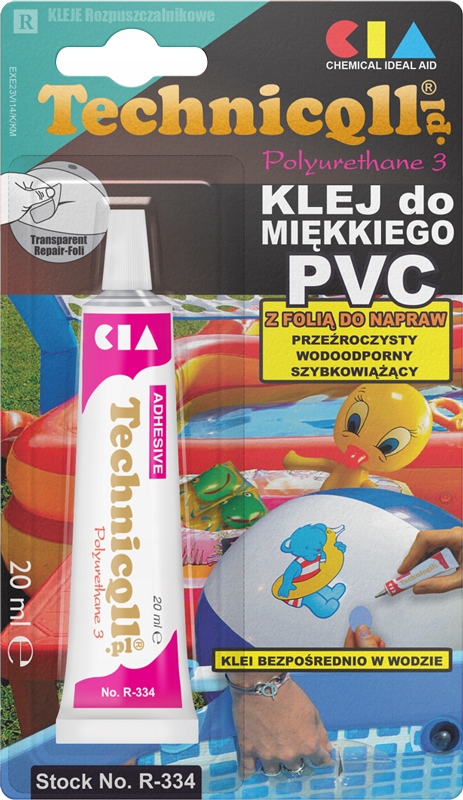 KLEJ DO MIĘKKIEGO PVC TECHNICQLL 20ml