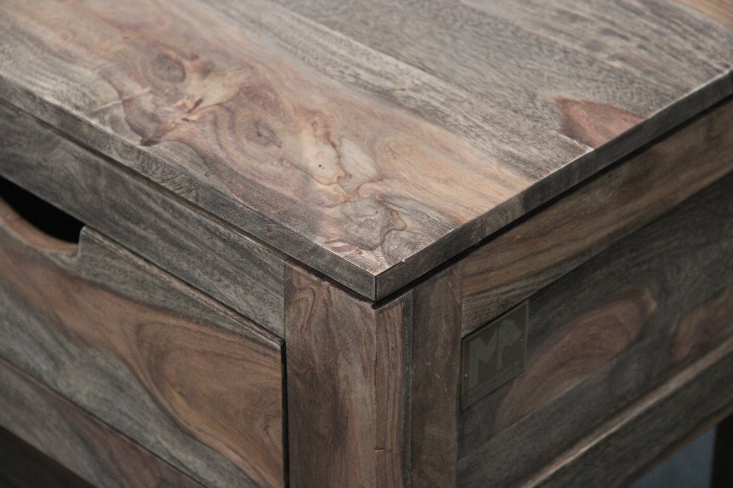 Konsola Drewniana Palisander Stolik Seria GREY Kod producenta 90