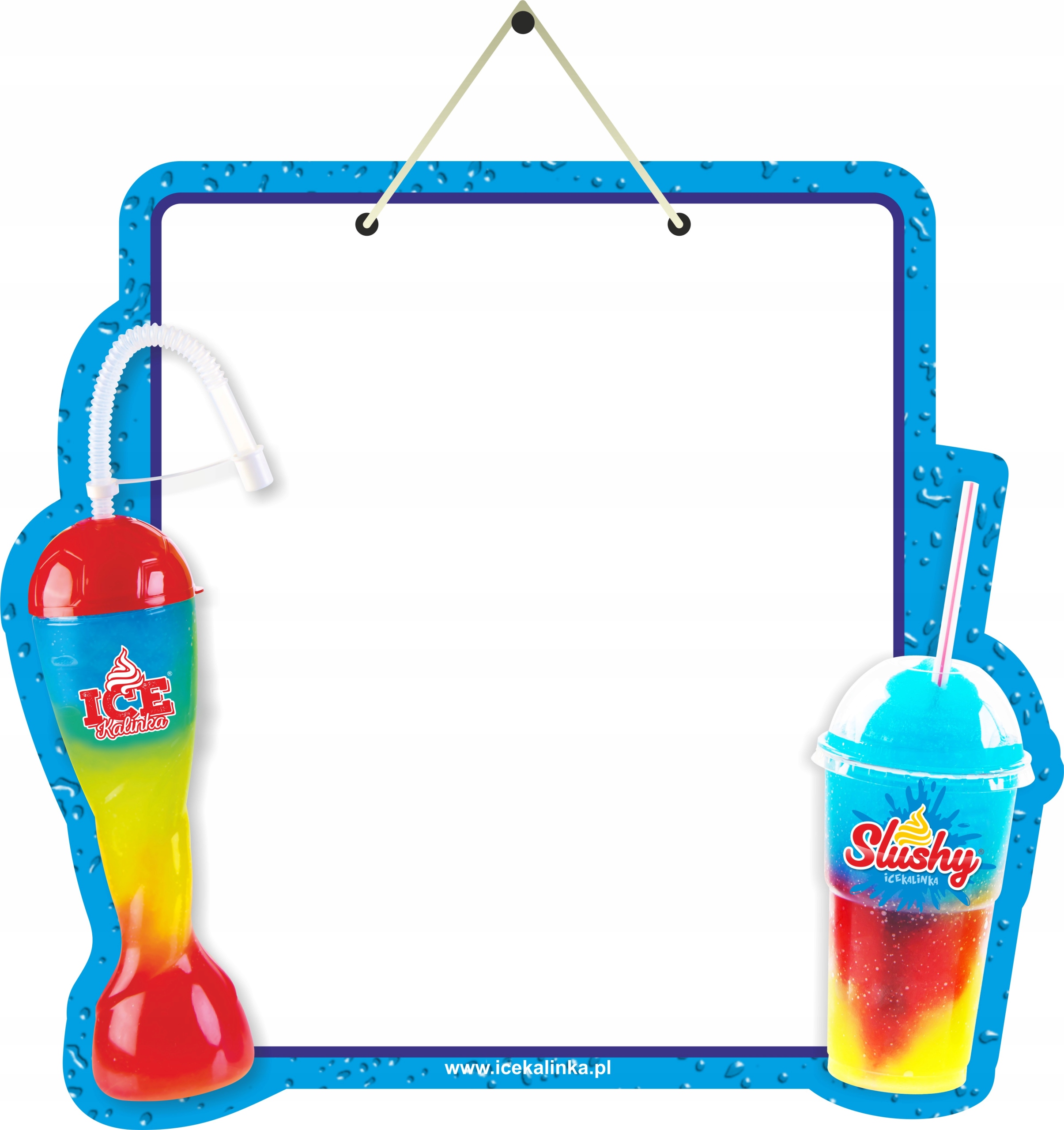 Cennik slush GRANITA 35x30cm granitor ICE niebies.