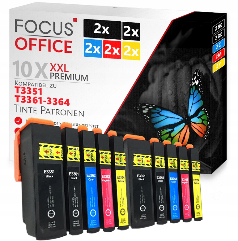 

10x Tusz Do Epson XP530 XP630 XP830 XP900 XP7100