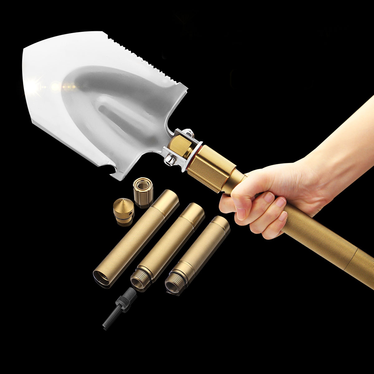 Saperka MEGA wojskowa SURVIVAL składana multitool NÓŻ GOLD EDITION SP3 Marka inna marka