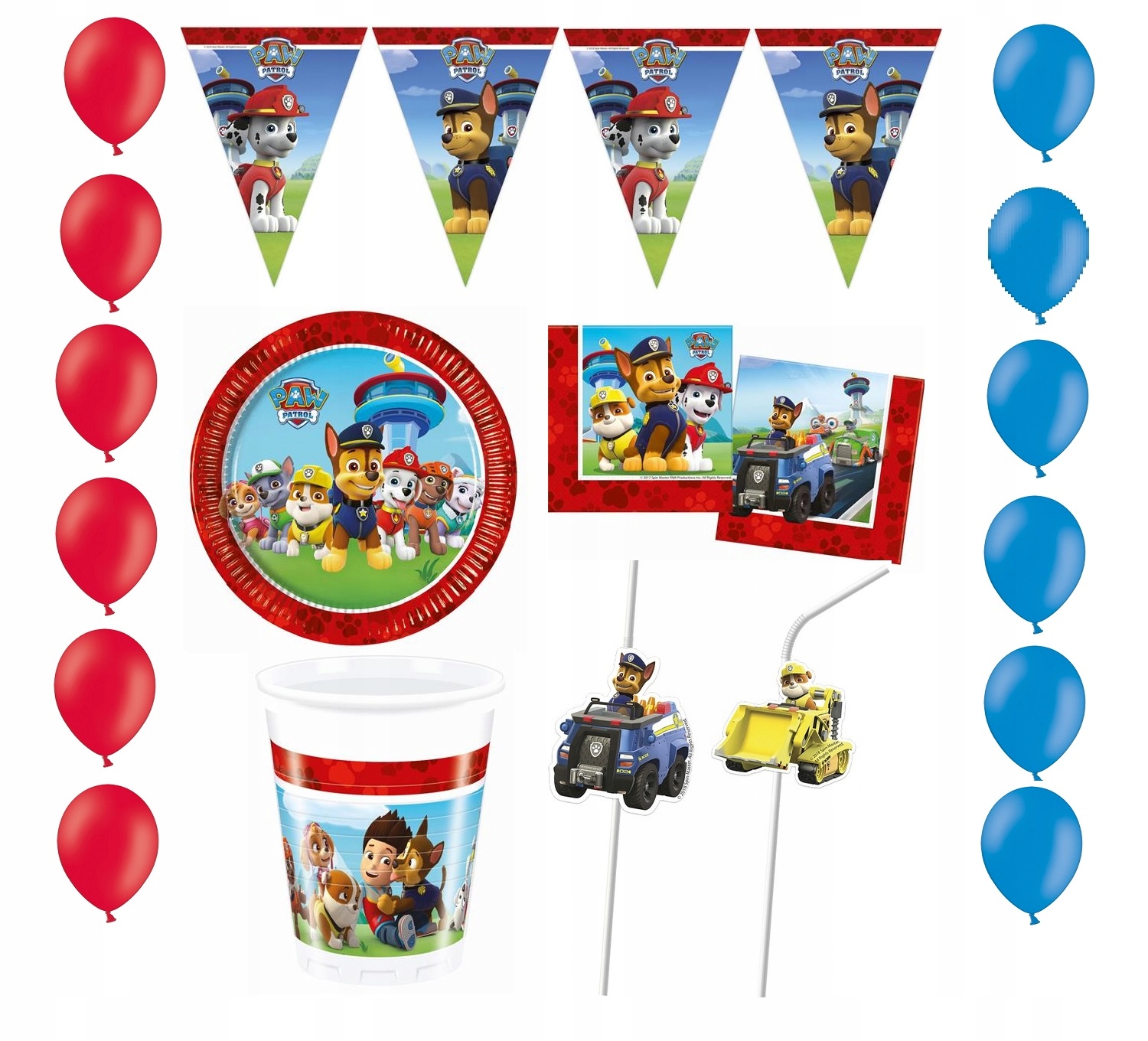 

Zestaw urodzinowy Psi Patrol Paw Patrol