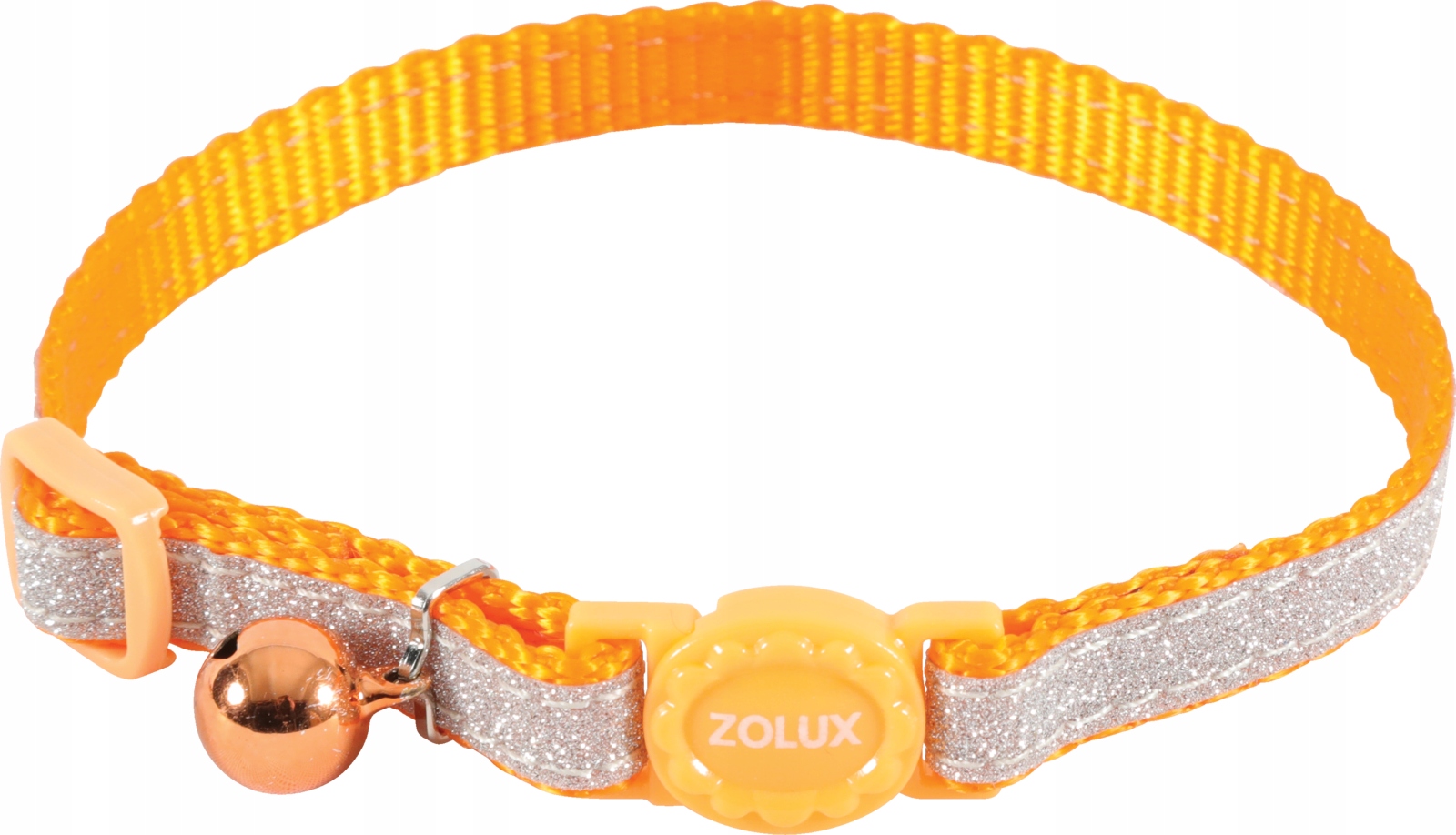 

Zolux Obroża Shiny dla kota - pomarańczowa