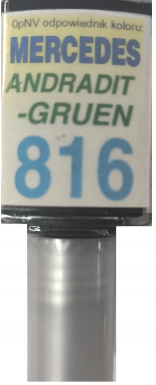 MERCEDES 816 ANDRADITGRUEN LAKIER SAMOCHODOWY ZAPRAWKA DO RYS 10 ML ARA