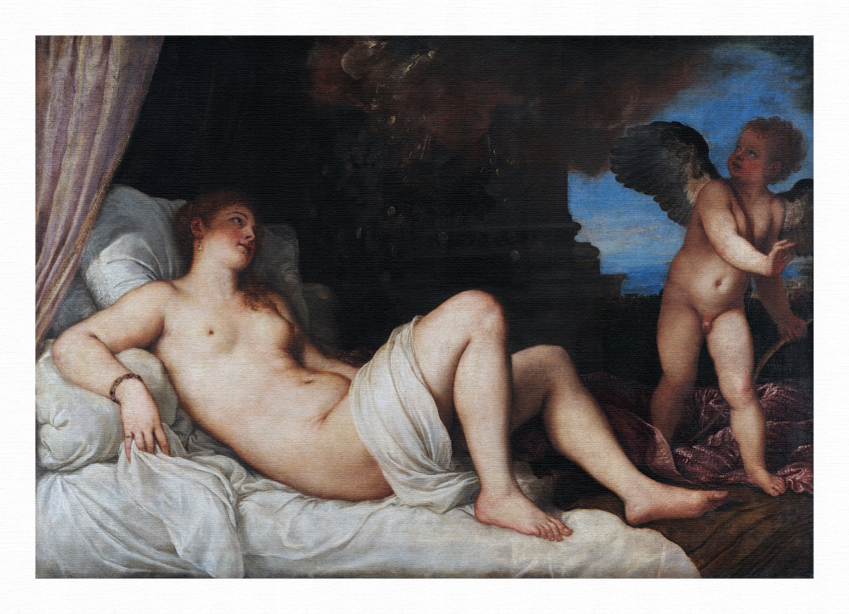 Картина сельский концерт тициана