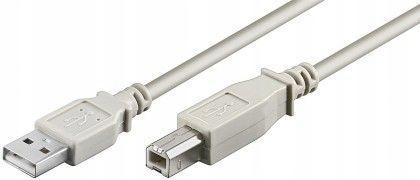 Kabel USB 2.0 Hi-Speed,Szary-1,8 m.
