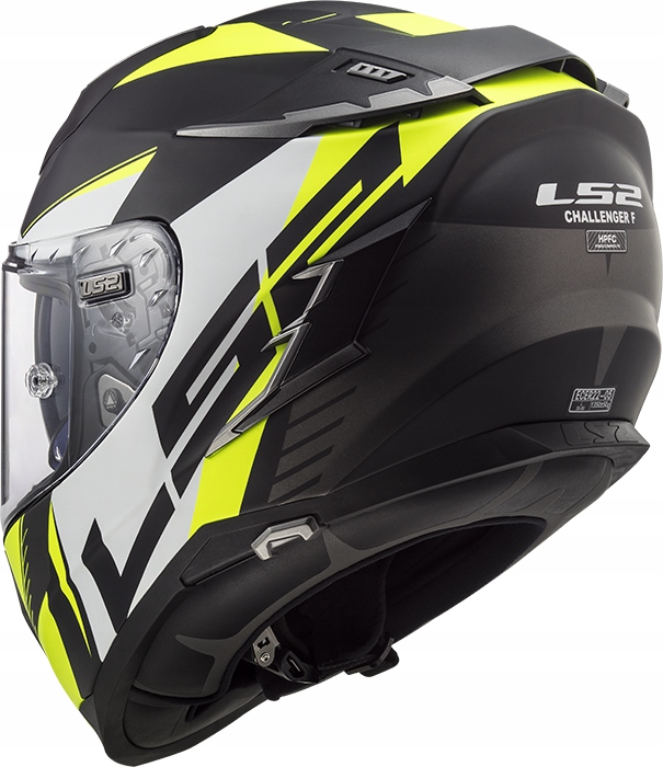 KASK LS2 FF327 CHALLENGER SQUADRON HV YELLOW XXL Rodzaj lakieru matowy