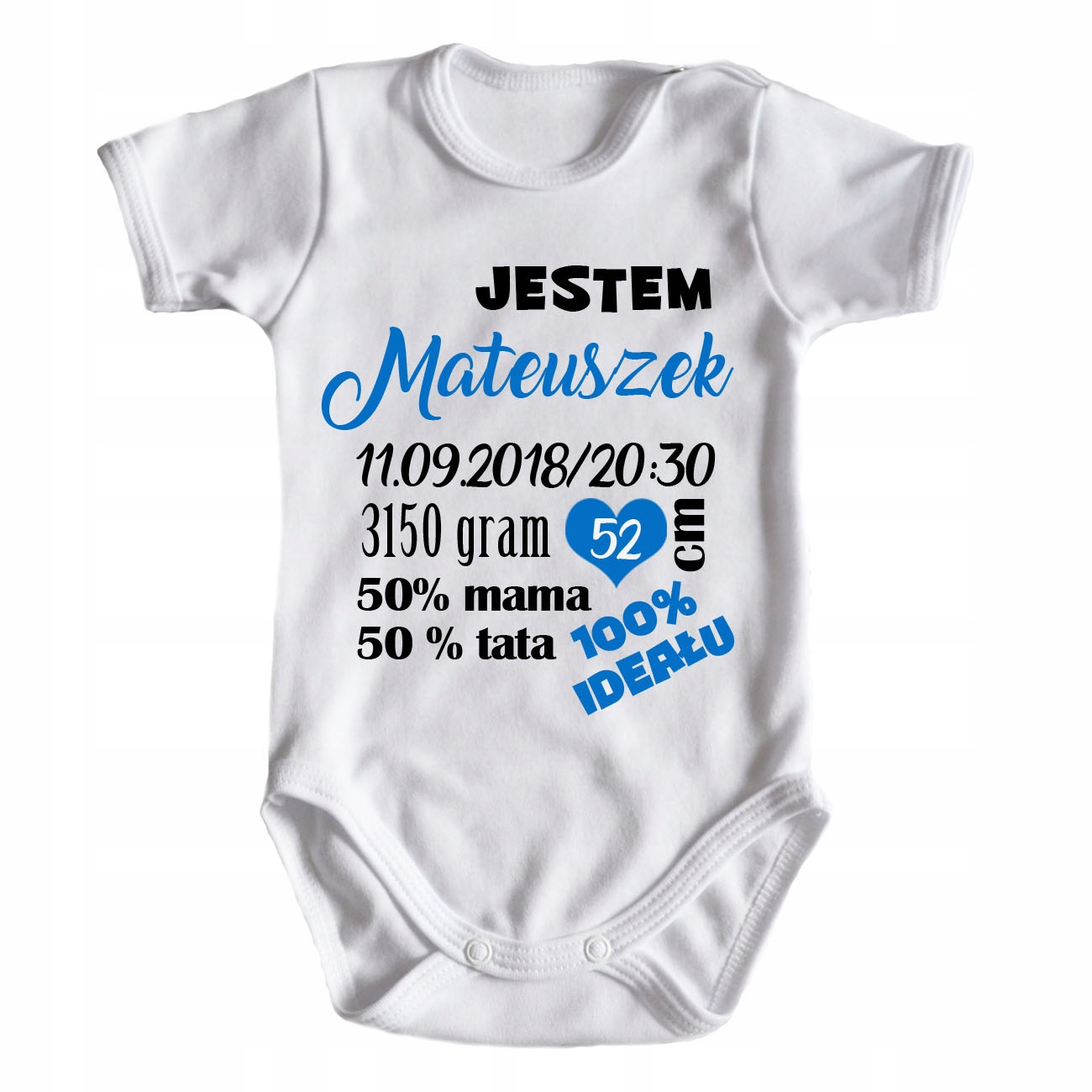 

Body niemowlęce Metryczka - Bodziaki Bn-kr