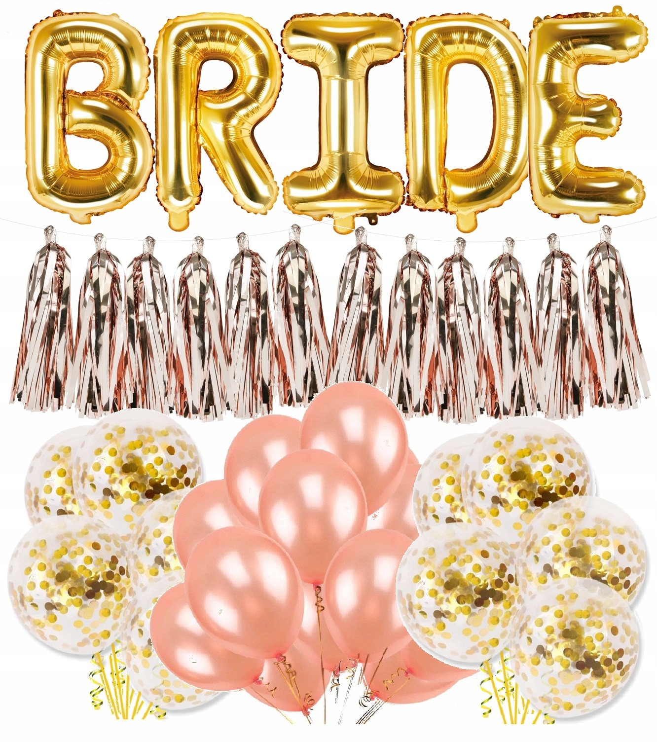 

Zestaw na Wieczór Panieński balony Bride girlanda