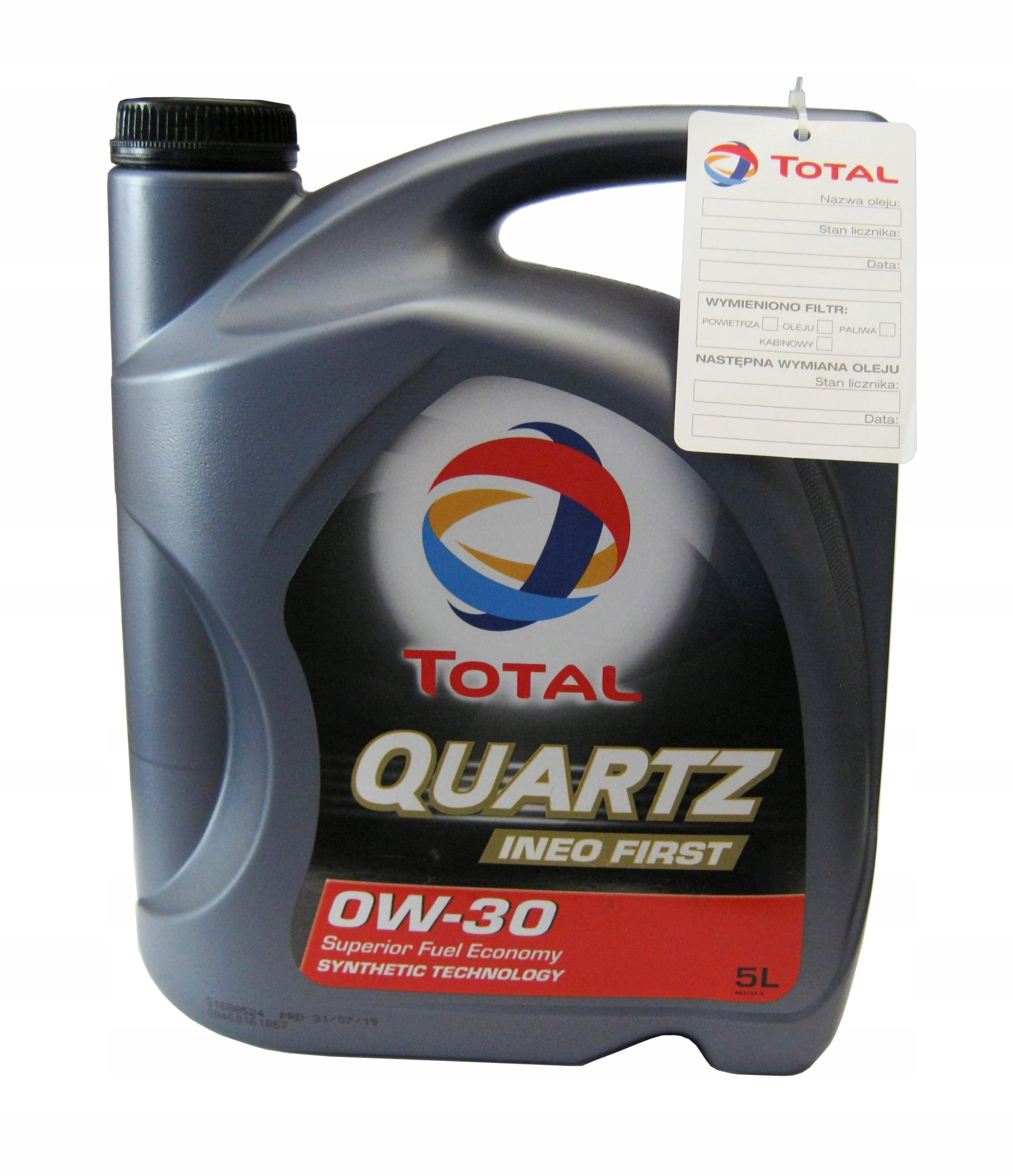 

Olej Total Quartz Ineo First 0W30 5L Zawieszka