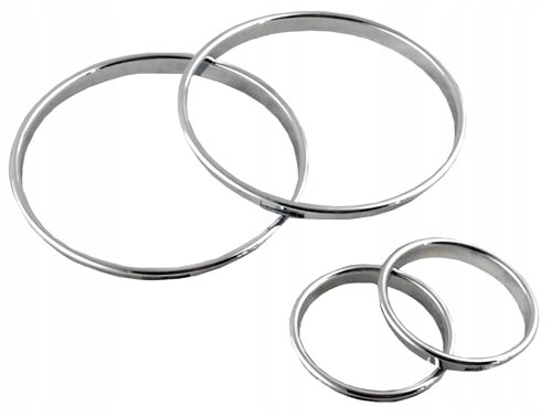 E39 RAMKI CHROM RINGI ZEGARY LICZNIK ZEGARY