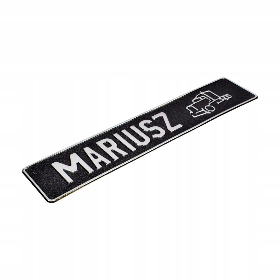 

Tablica alu do ramki rejestracyjnej Mariusz truck