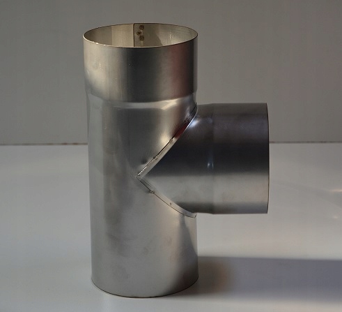 T-rozdělovač 90° Nerez fi 200