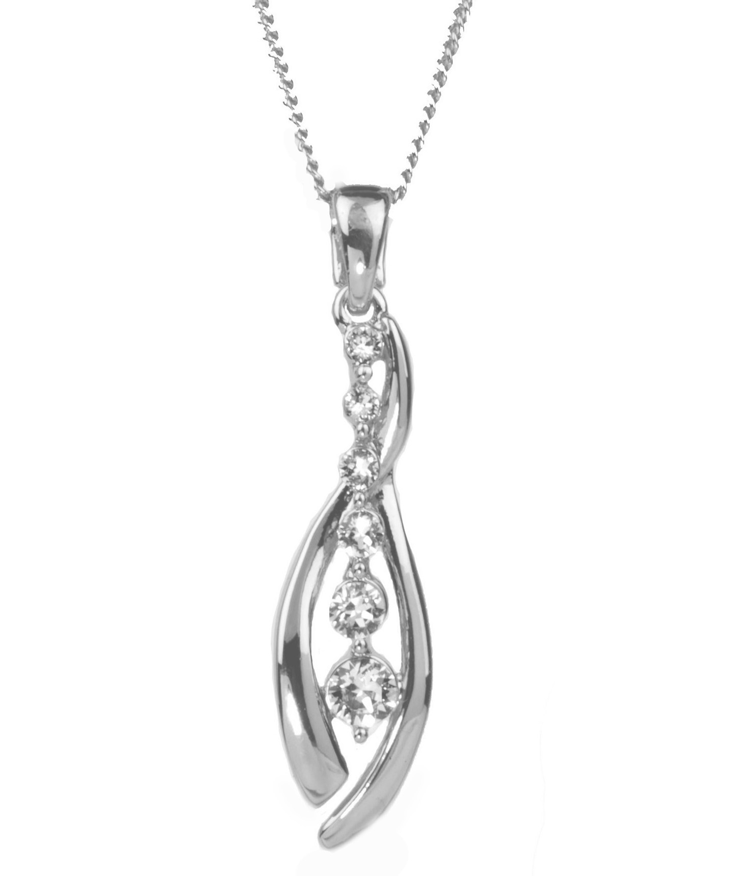 

Naszyjnik Srebrny Swarovski Łańcuszek Colibra Hit!