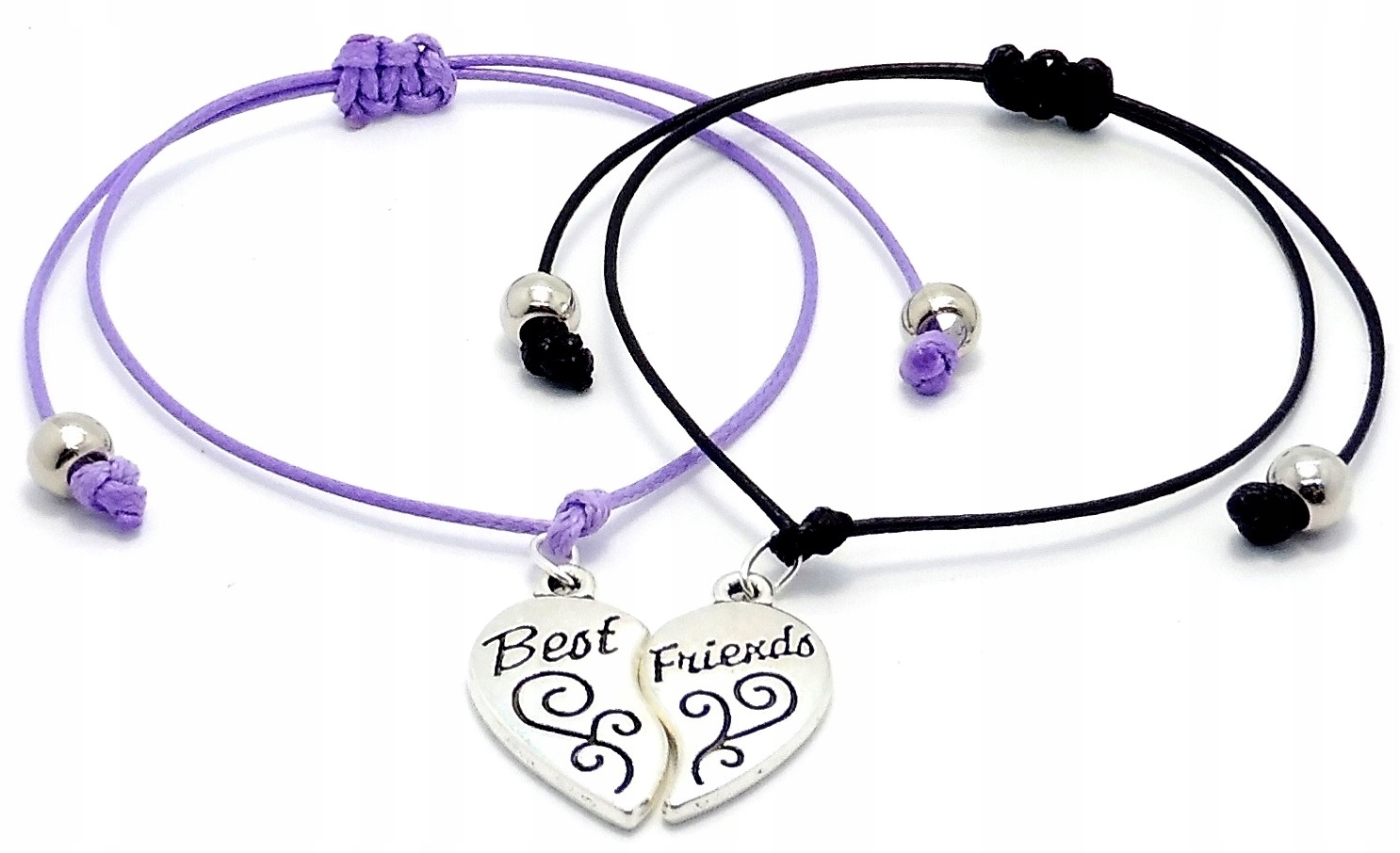 

Bransoletki Przyjaźni Serce Best Friends Komplet