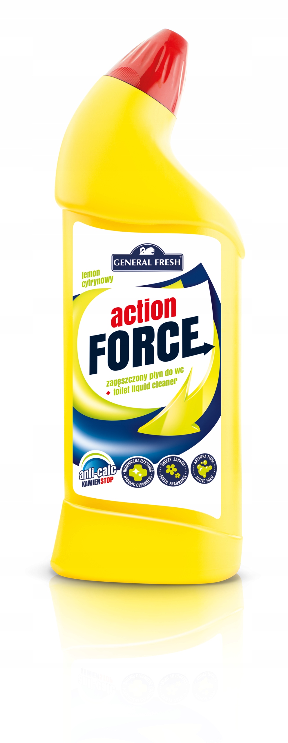 

General Fresh Płyn do wc Action Force - cytryna