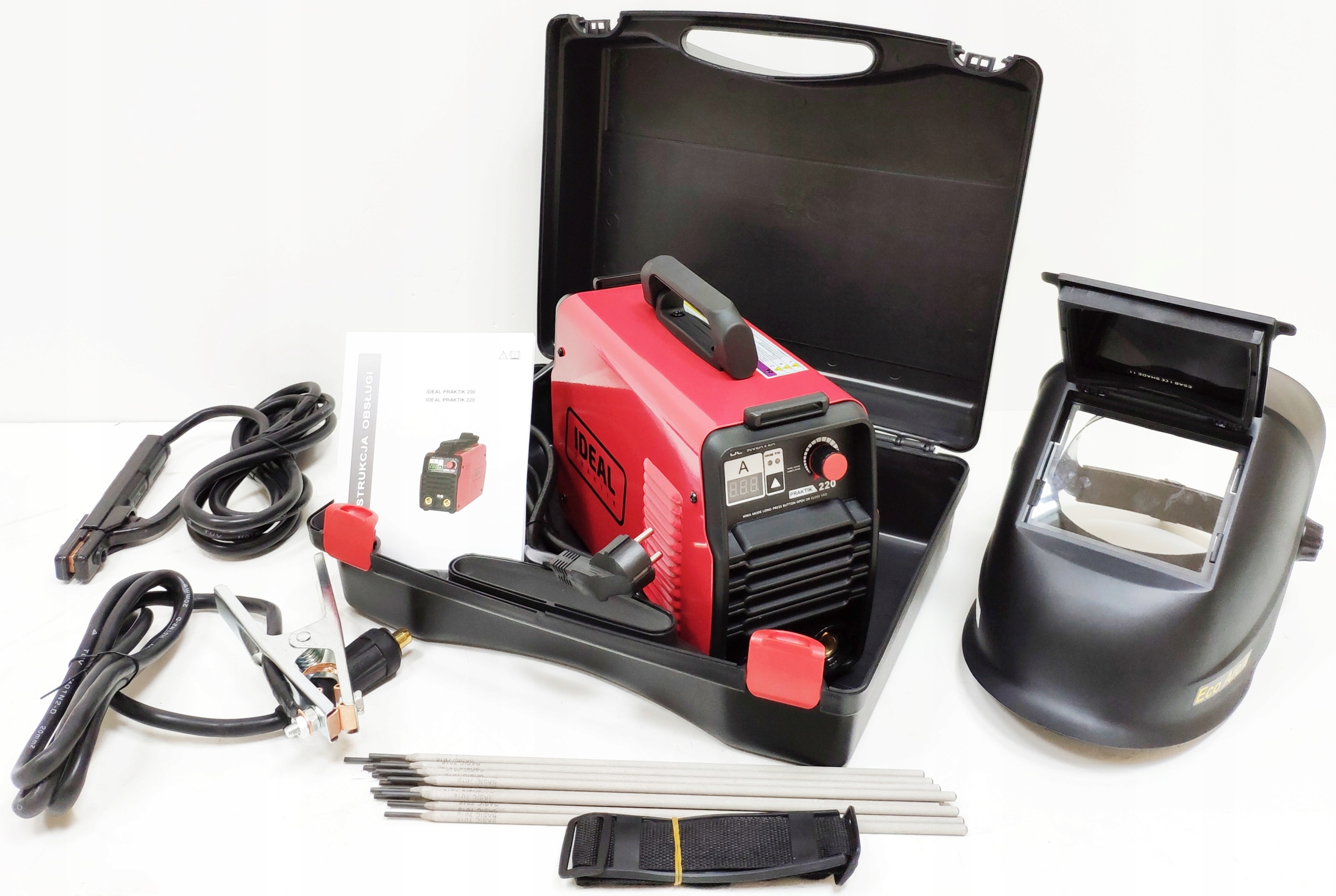 Spawarka inwertorowa 220A PRAKTIK 220 IDEAL MMA Marka Ideal
