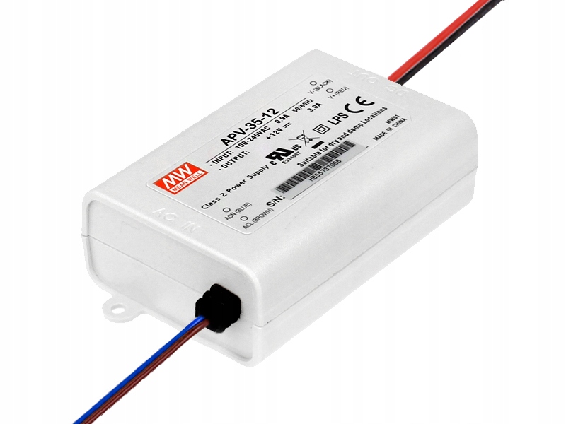 

Zasilacz do taśm Led Mean Well Apv 12V 2,92A 35W