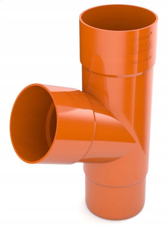 trójnik do rura rury 90mm Bryza CEGLASTY