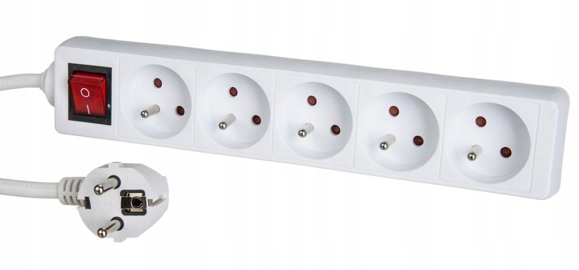 PRZEDŁUŻACZ LISTWA ZASILAJĄCA 5 GNIAZD 1,5 METRA EAN (GTIN) 8433325178253