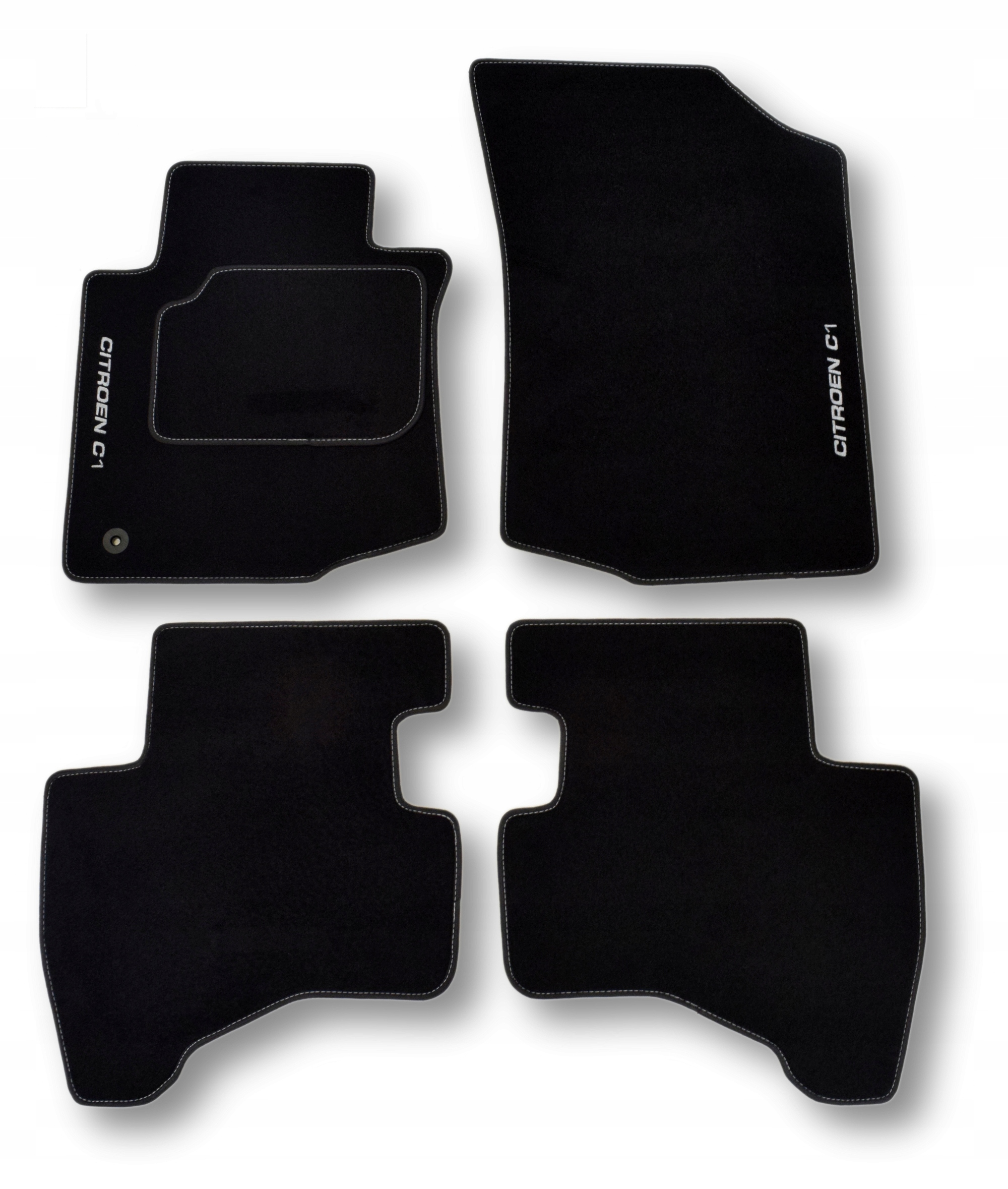 CITROEN C1 2005-2014r. Dywaniki Premium HAFT