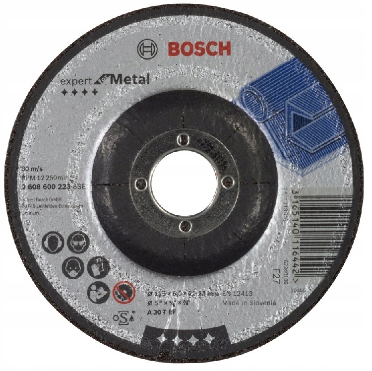 

Bosch Tarcza Do Szlifowania Metalu 125 x 6,0