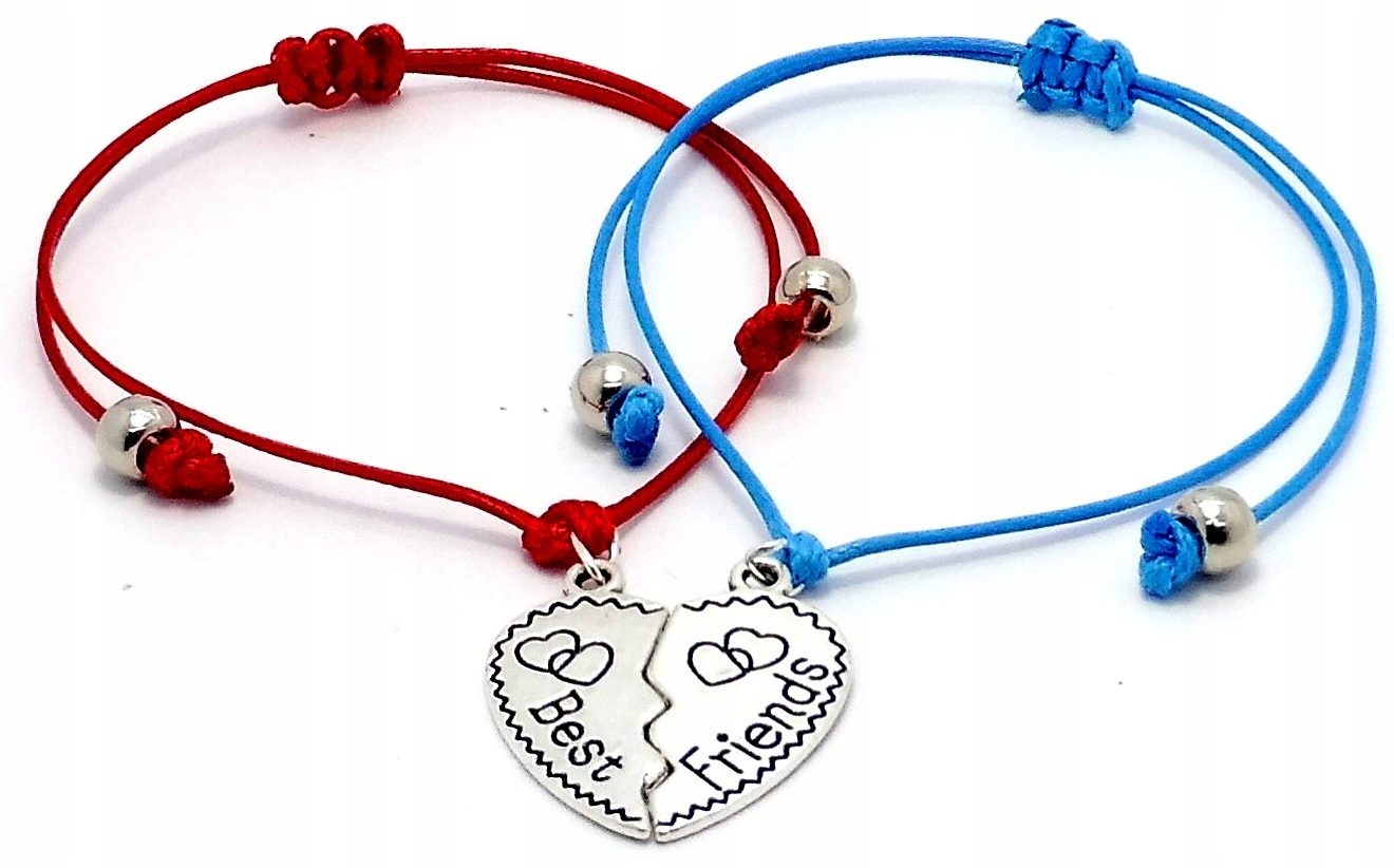 

Bransoletki Przyjaźni Serce Best Friends Komplet
