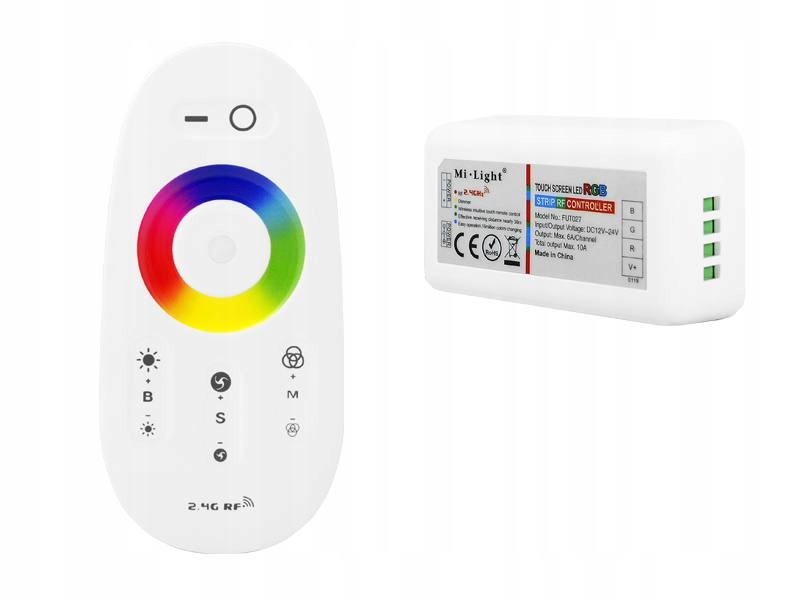 ZESTAW 12m TASMA LED RGB 5050 PILOT DOTYKOWY ZASIL Kod producenta 12m RGB RF PI