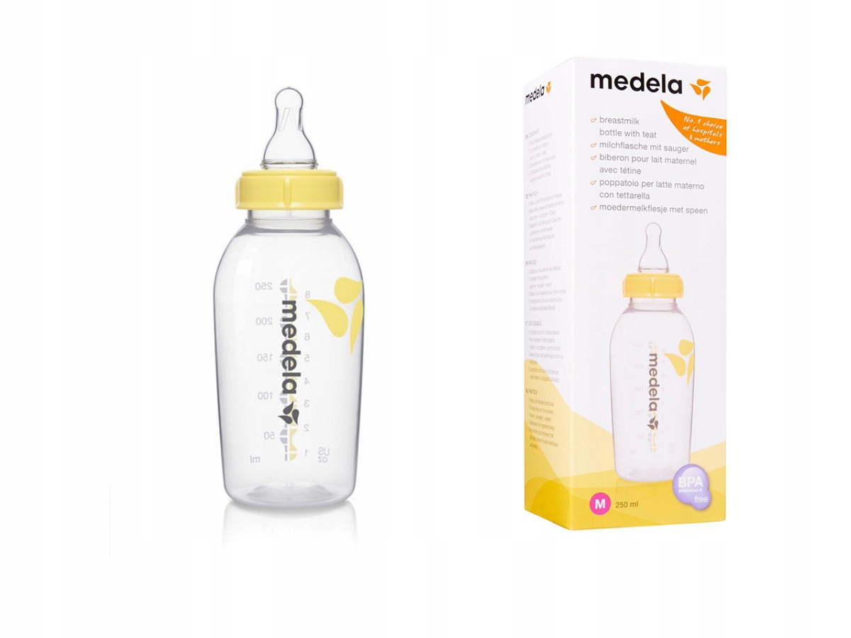 

Medela 1x Butelka ze smoczkiem 250ml rozmiar M