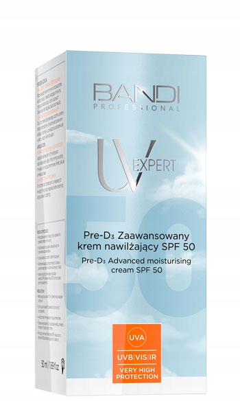 Bandi Uv Expert Pre-D3 Pokročilý hydratační krém Spf 50 50 ml 1 ks