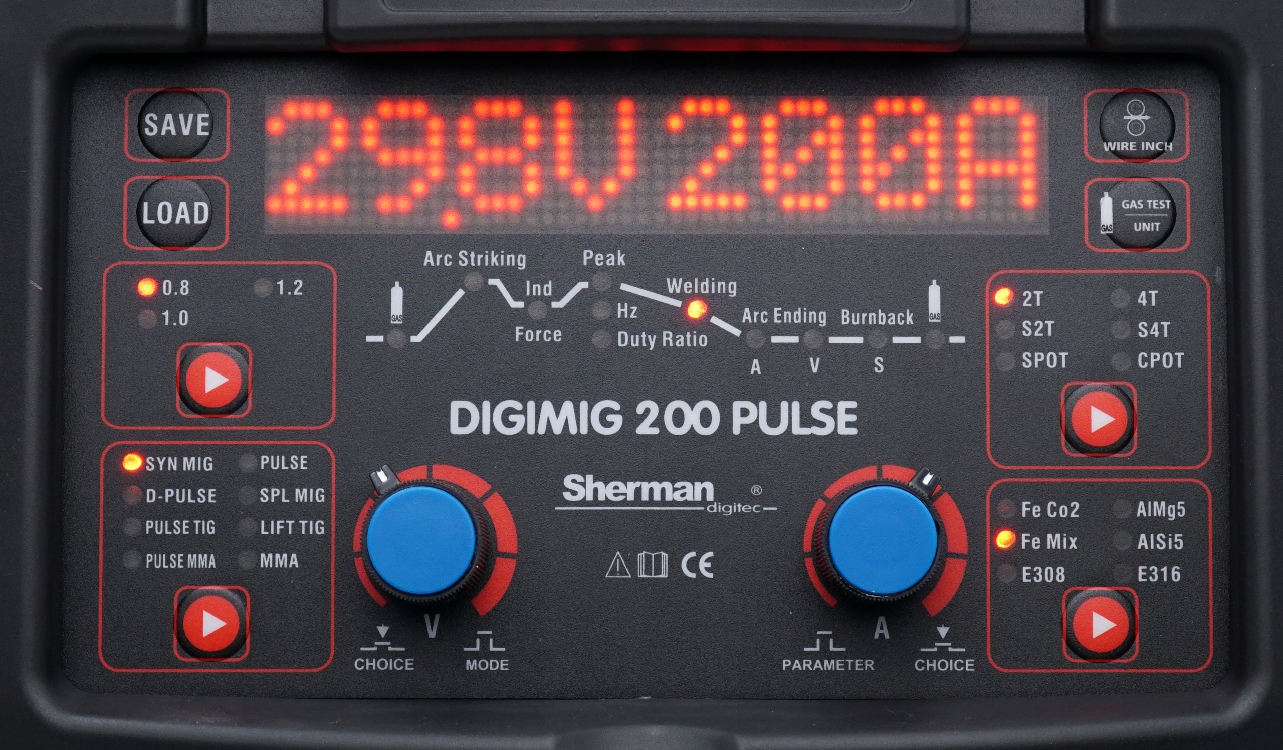 MIGOMAT 3w1 spawarka inwertorowa MIG 200 Synergia Kod producenta Spawarka MIG MAG TIG MMA Dual Pulse