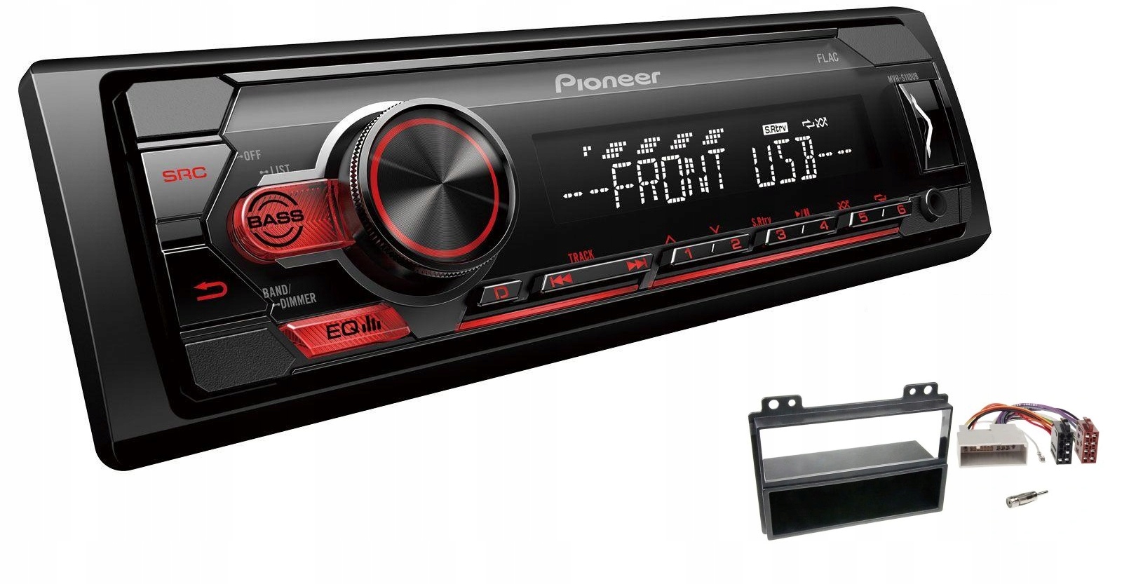Pioneer MVH-S110UB Autorádio MP3 Aux Usb Ford Fiests Fusion
