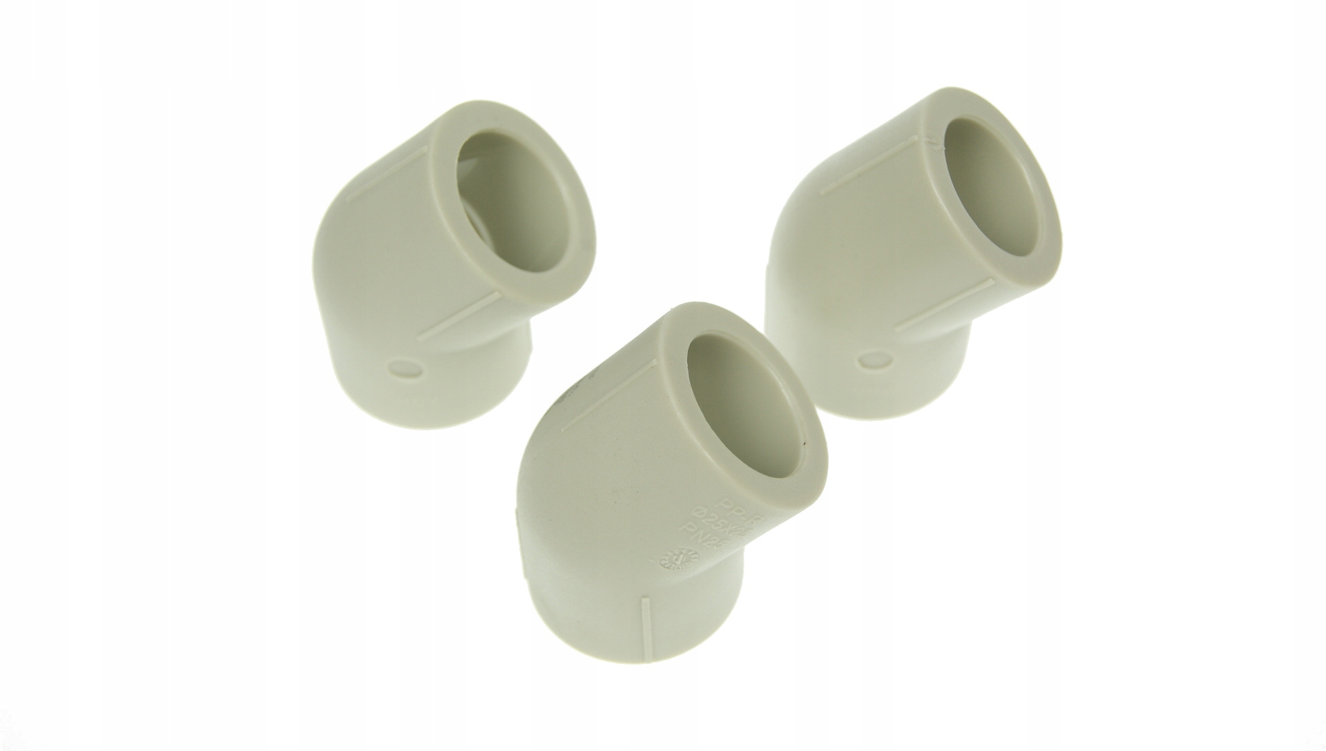 KOLANO PP 20 45 st. ZGRZEWANE POLIPROPYLENOWE 3szt