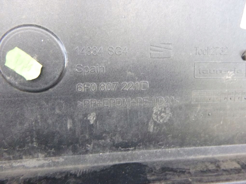 SEAT IBIZA V 5 6F0 17- front bumper front