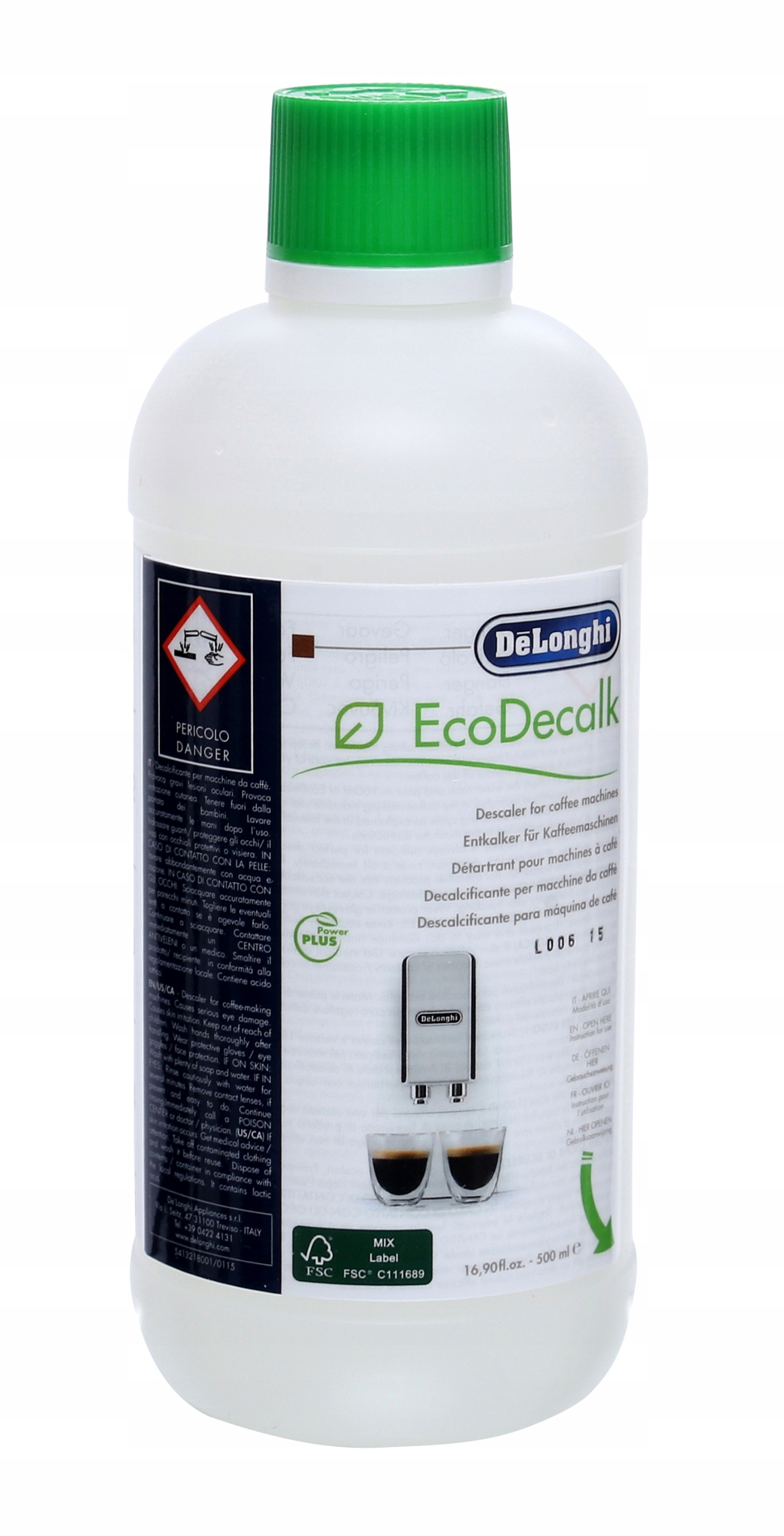 5x FILTR WODY do DELONGHI +ODKAMIENIACZ 500 zestaw Rodzaj filtr do wody