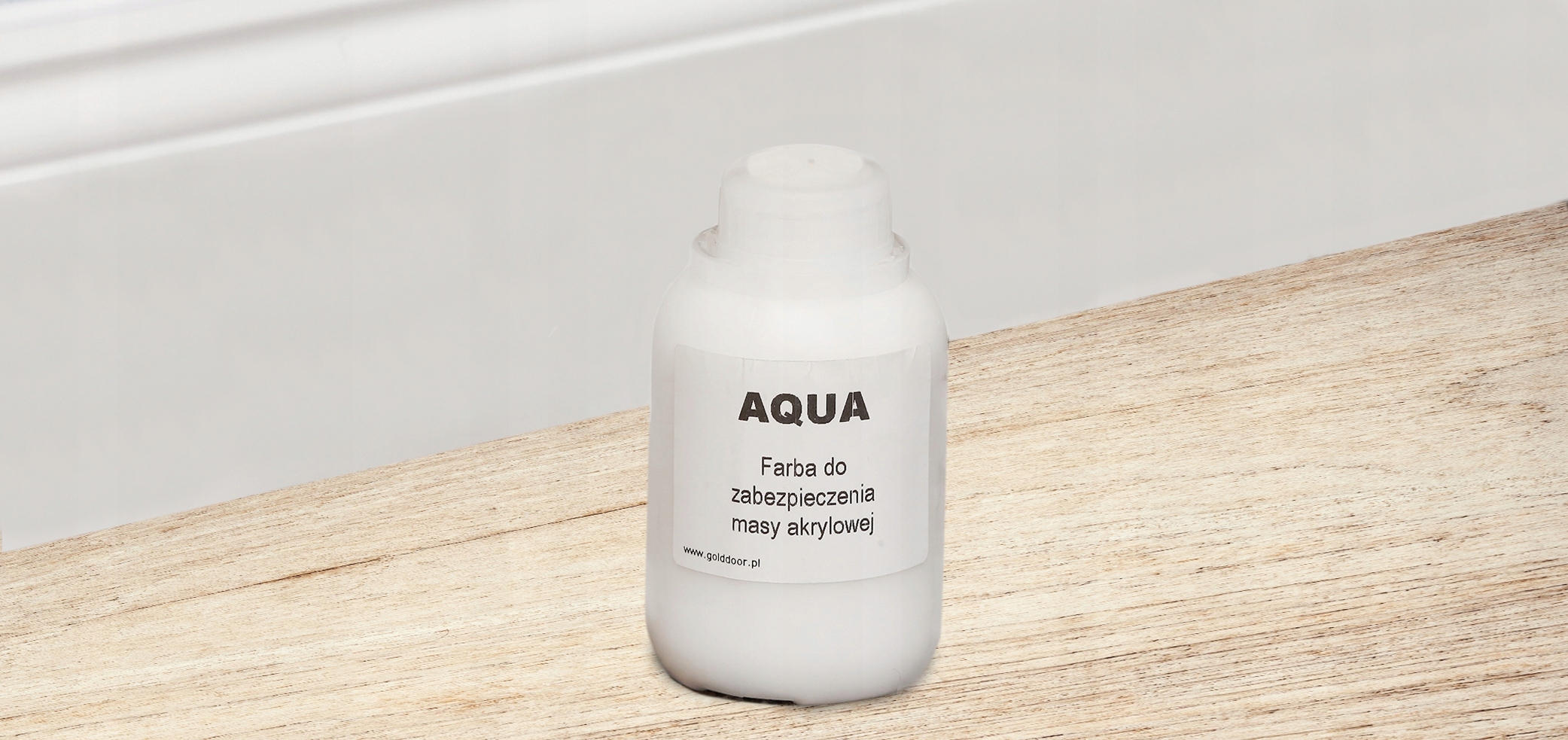 FARBA MASKUJĄCA BIAŁA 100ml LISTWA PRZYPODŁOGOWA Kod producenta F100ML