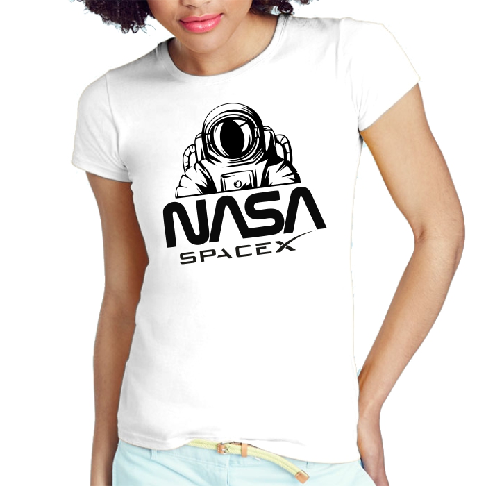 

Damska Koszulka Nasa Spacex Kosmos 5 Wzorów - Xs
