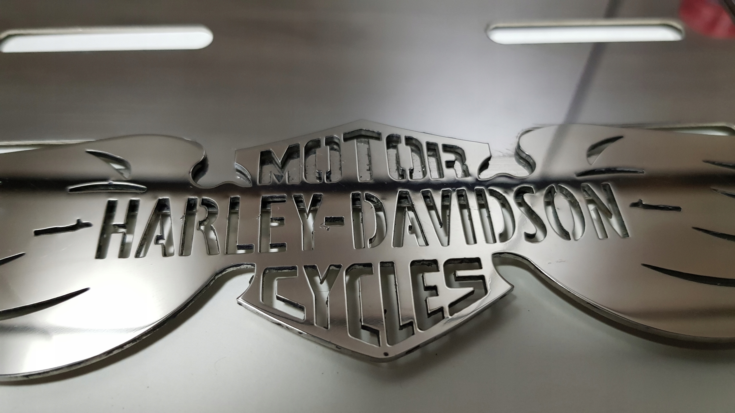 RAMKA TABLICY REJESTRACYJNEJ MOTOCYKLA H-D Producent inny