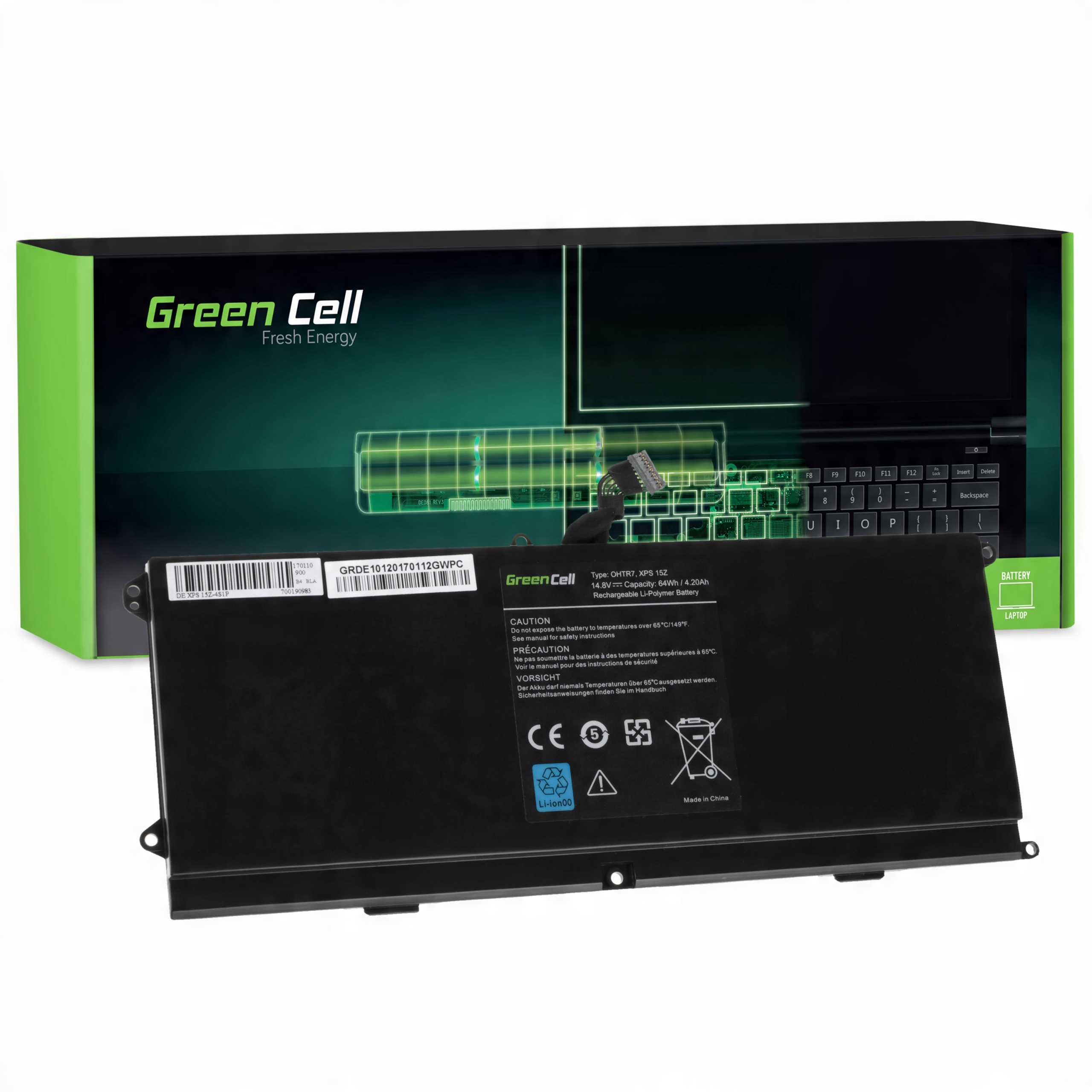 

Bateria 0HTR7 do Dell Xps 15z L511z P12F P12F001