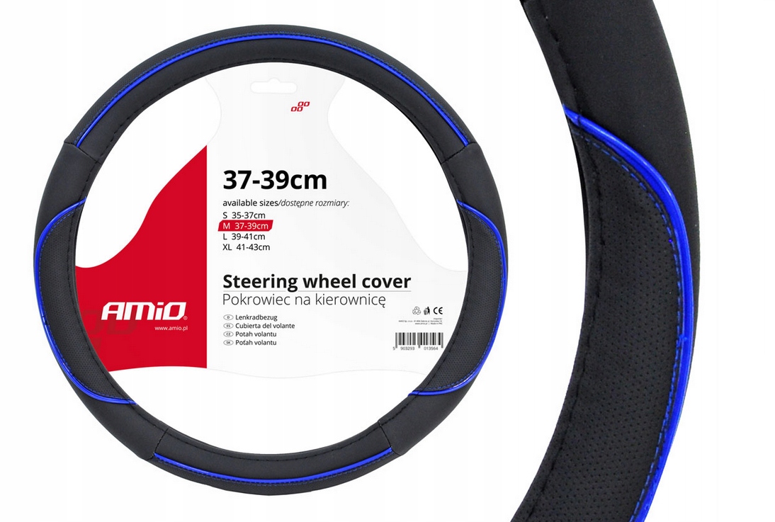 POKROWIEC NA KIEROWNICĘ 37-39 CM ROZM. M 71073