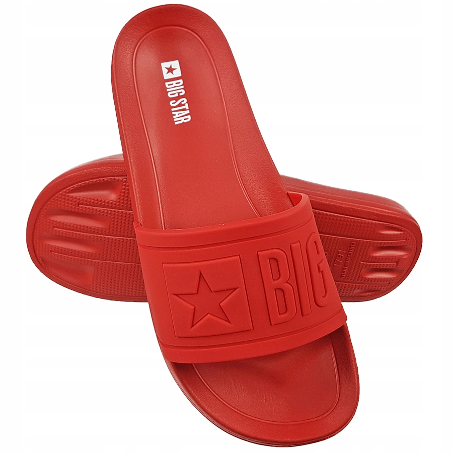 

Klapki Big Star damskie czerwone DD274a270 38