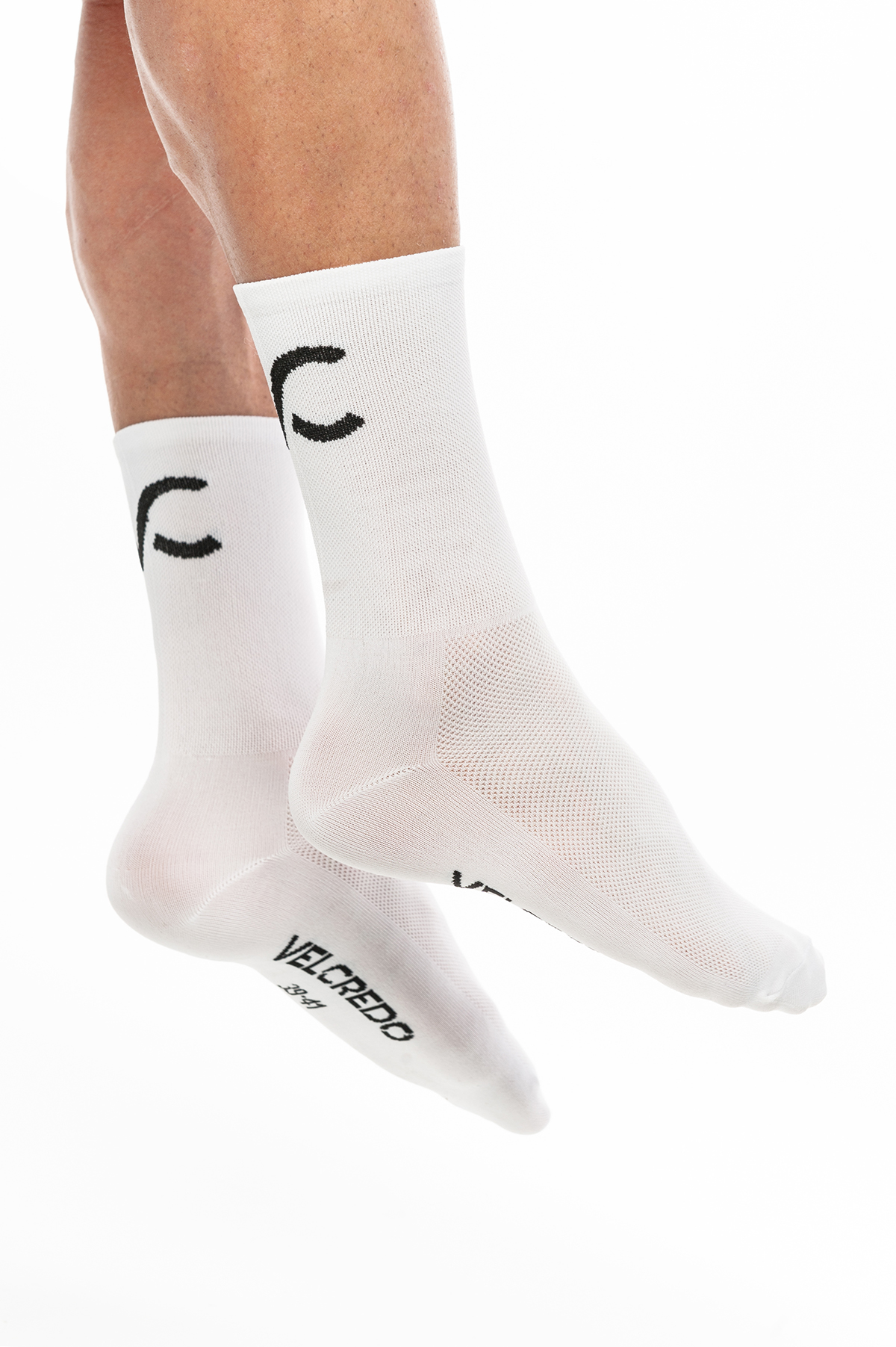 Skarpetki kolarskie białe szybkoschnące VELCREDO Marka inna