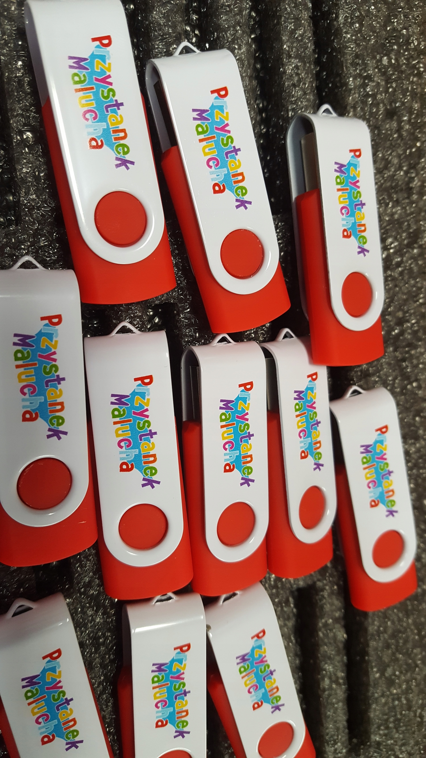 Pendrive 2GB usb2.0 biały + nadruk, grawer 10szt. Rodzaj twister