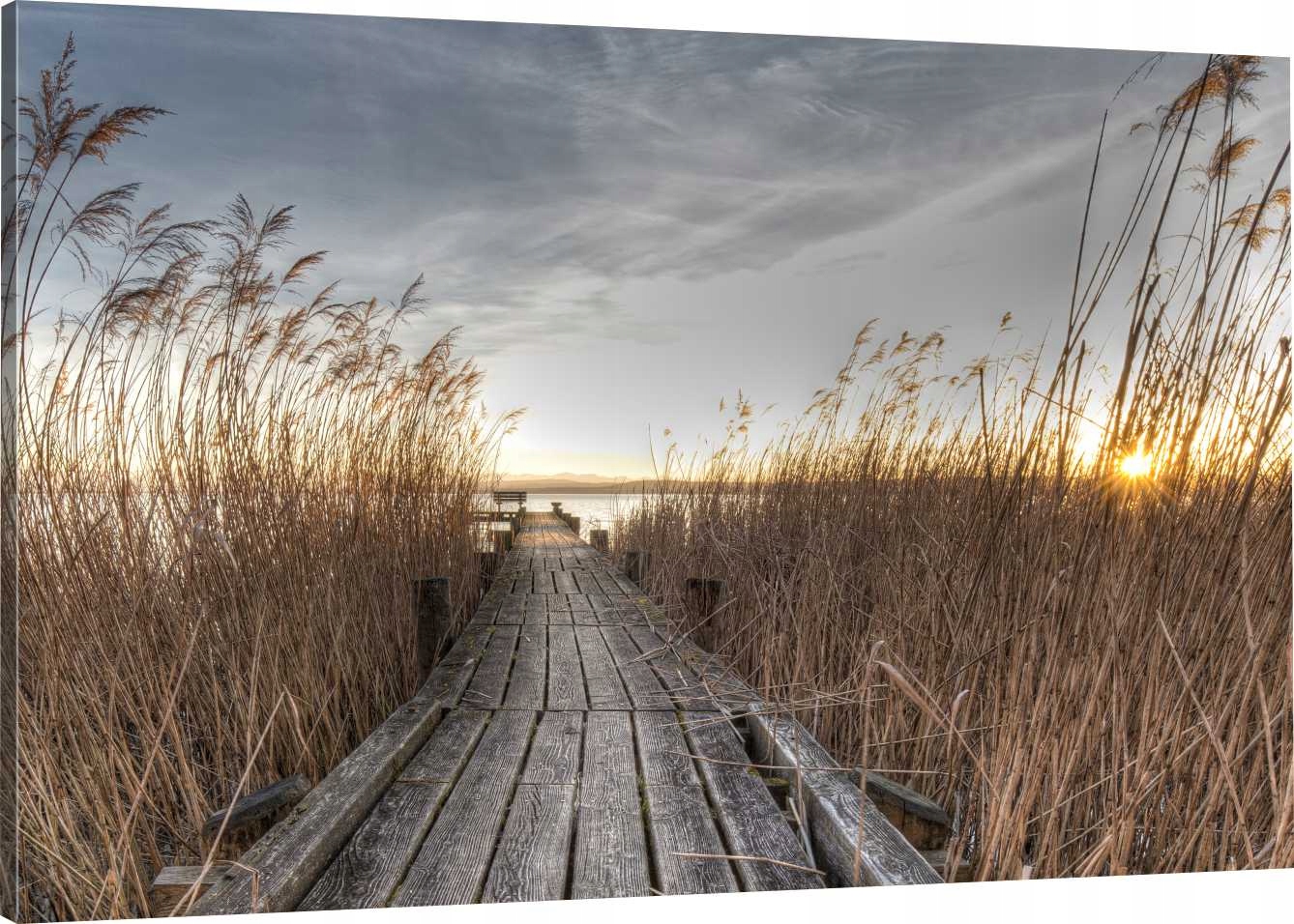 

Obraz Na Płótnie Do Sypialni Pomost 120X80 800 Wz