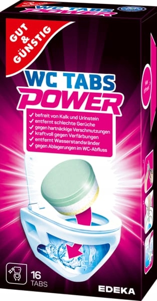 

Gg Power Tabs Tabletki odkamieniające do Wc 16szt