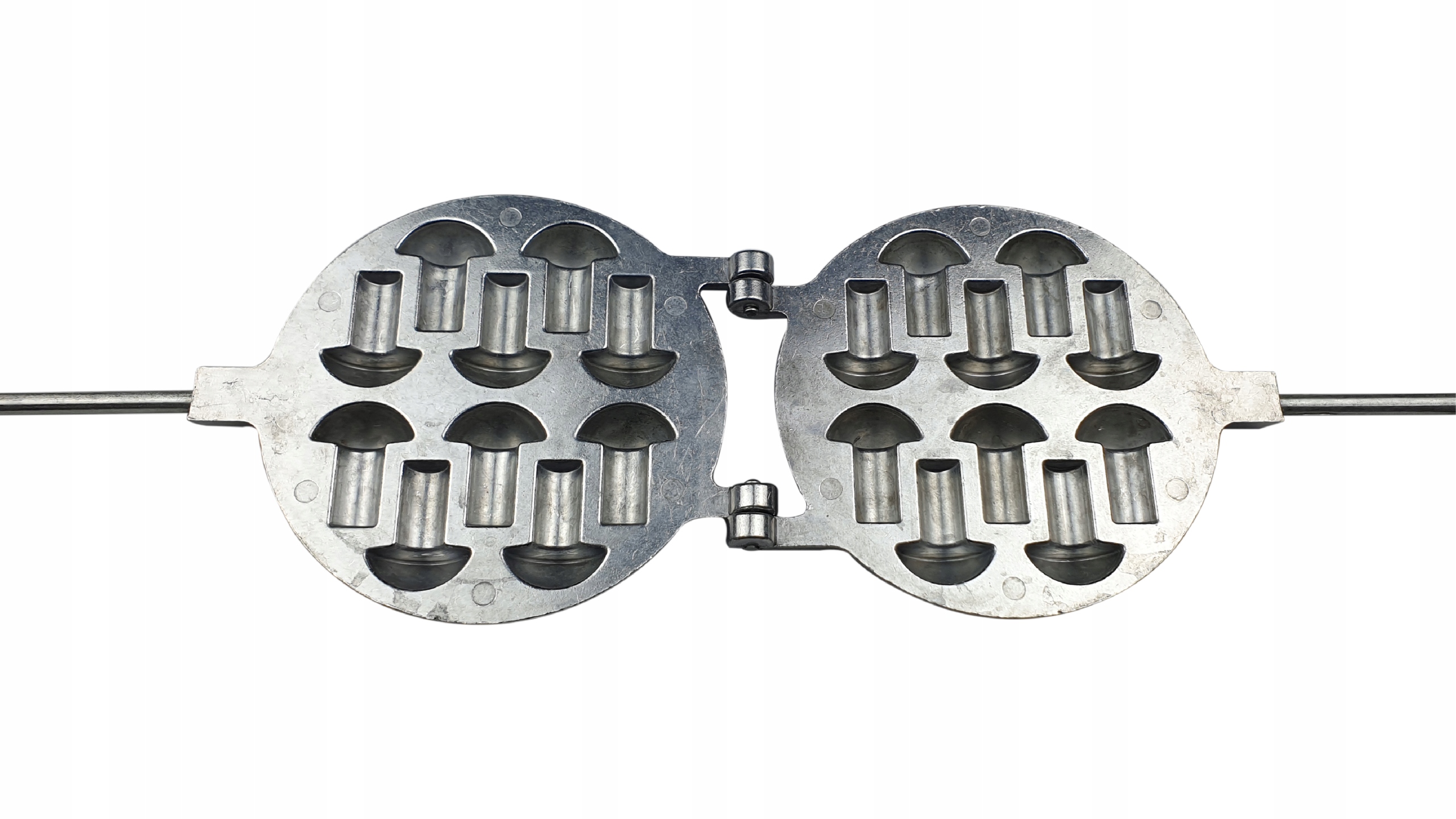 FORMA PATELNIA OPIEKACZ DO PIECZENIA CIASTEK GRZYBKI GRZYBKÓW orzeszków #71 Model 34o