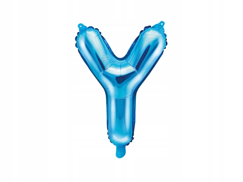 

Balon foliowy Litera "y" 35cm, niebieski