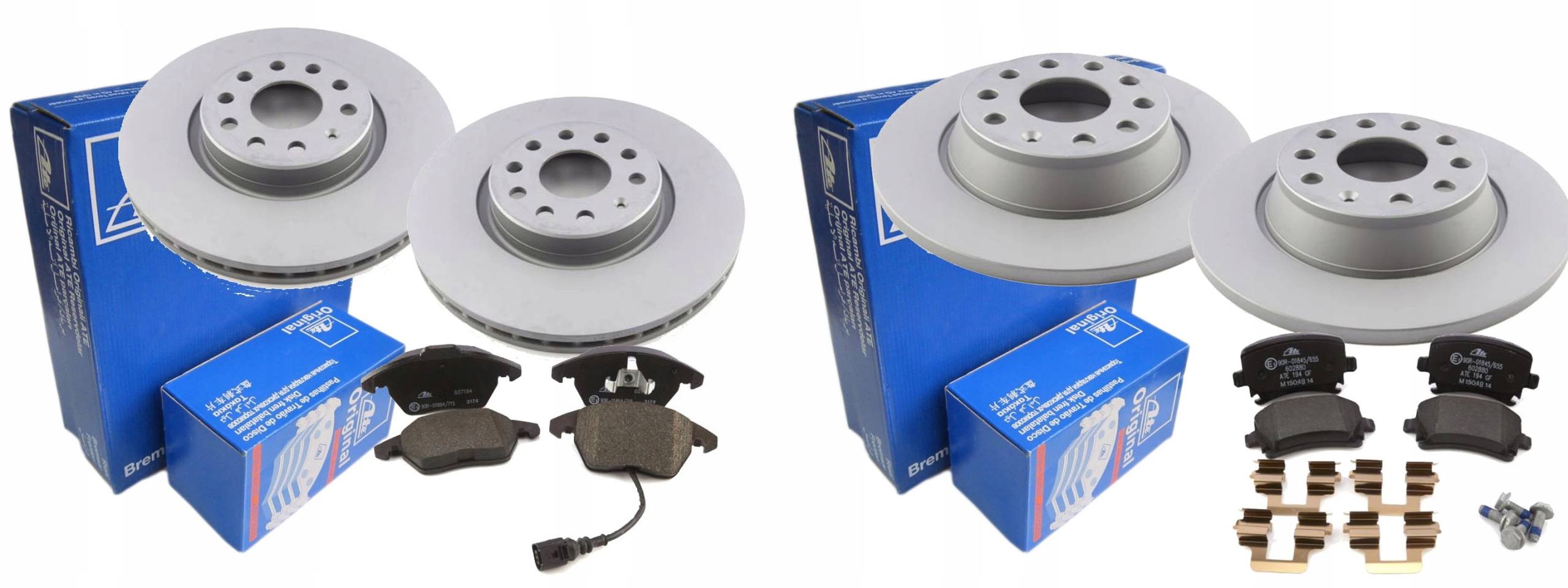 

Tarcze Klocki Ate Przód Tył Seat Leon II 312MM