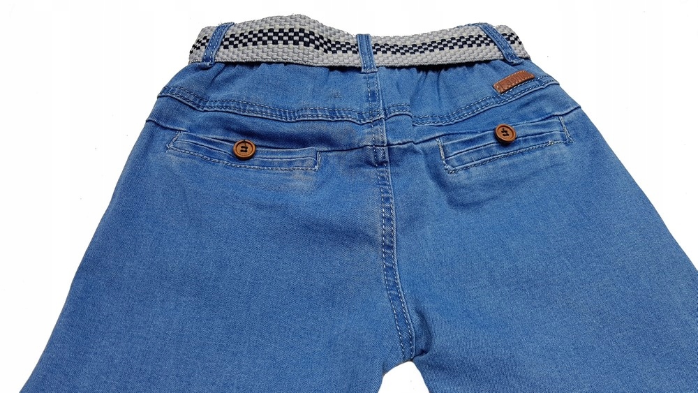 SPODNIE JEANSY elastyczne VISCO VISIT r 110 cm Zapięcie brak