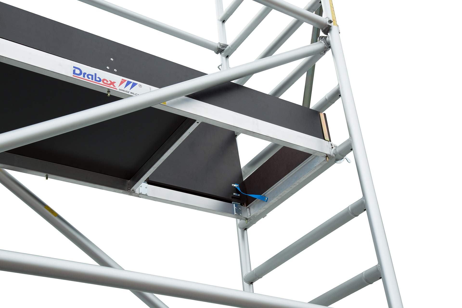 RUSZTOWANIE RUSZTOWANIA ALUM.JEZDNE 10,03m NOWOŚĆ! Maksymalna wysokość podestu 8.03 m